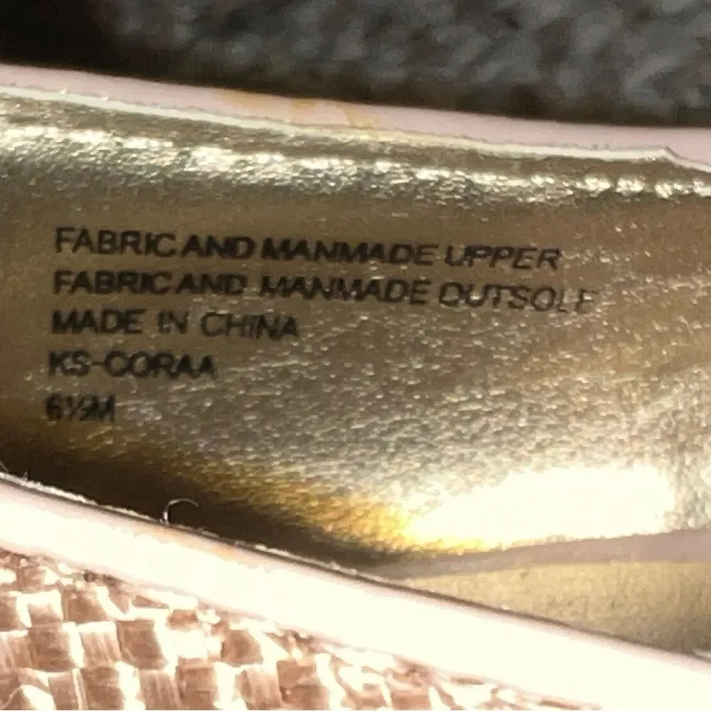 Karen Scott Nude Coraa Pump Heel Floral LEFT SHOE ONLY Amputee 6.5M New